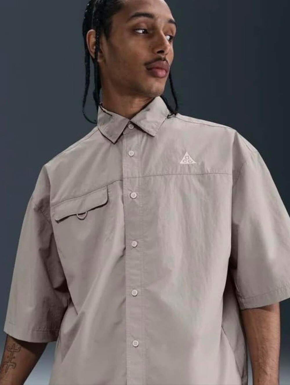 New! Men's Nike ACG Orb Weaver UV Repel Button Up Shirt Size Medium